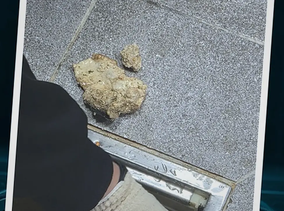배관막힘 현장 사진 2