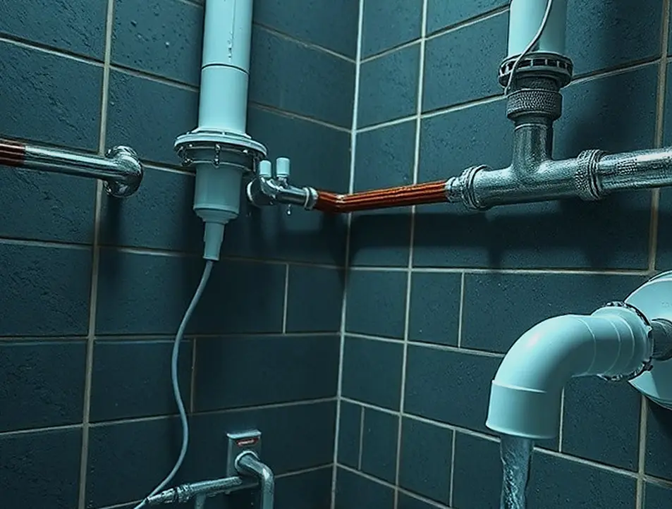 가평 설악면 옥상 배수관 막힘 수리 작업 전후 1